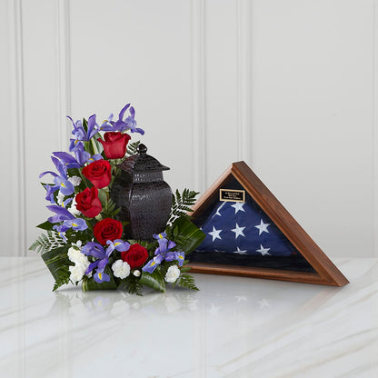 Patriotic Tribute Arrangement –  Floral Villa, Whitewater WI