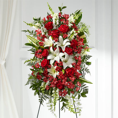 Everlasting Memory Standing Spray –  Floral Villa, Whitewater WI