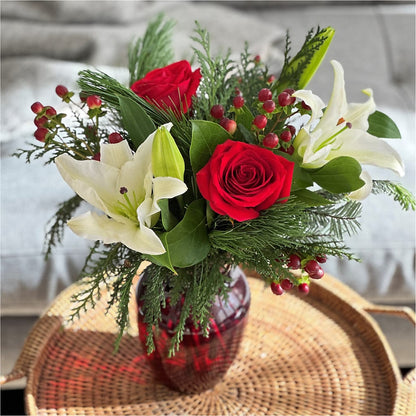 Evergreen Delight Bouquet –  Floral Villa, Whitewater WI