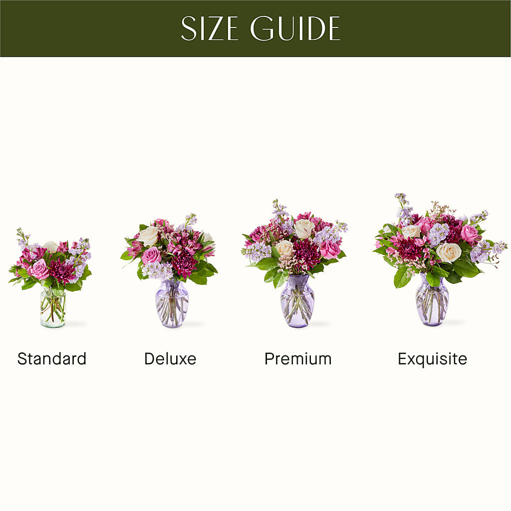 Amethyst Dreams Bouquet –  Floral Villa, Whitewater WI