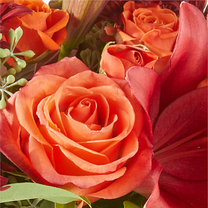 Crimson Leaves Bouquet –  Floral Villa, Whitewater WI