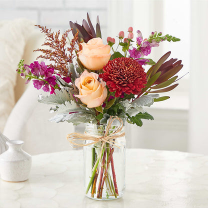 Moody Hues Bouquet –  Floral Villa, Whitewater WI