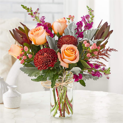 Moody Hues Bouquet –  Floral Villa, Whitewater WI