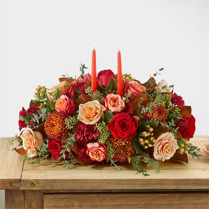 Gather Near Centerpiece –  Floral Villa, Whitewater WI