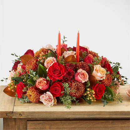 Gather Near Centerpiece –  Floral Villa, Whitewater WI
