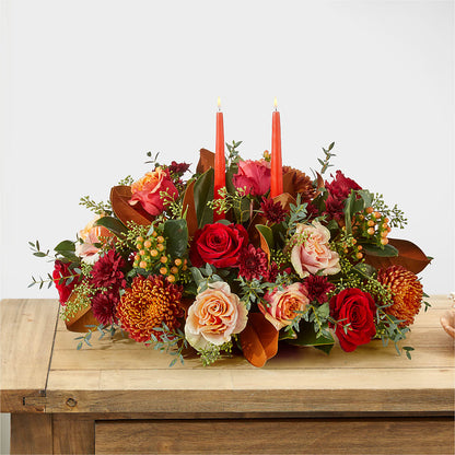 Gather Near Centerpiece –  Floral Villa, Whitewater WI