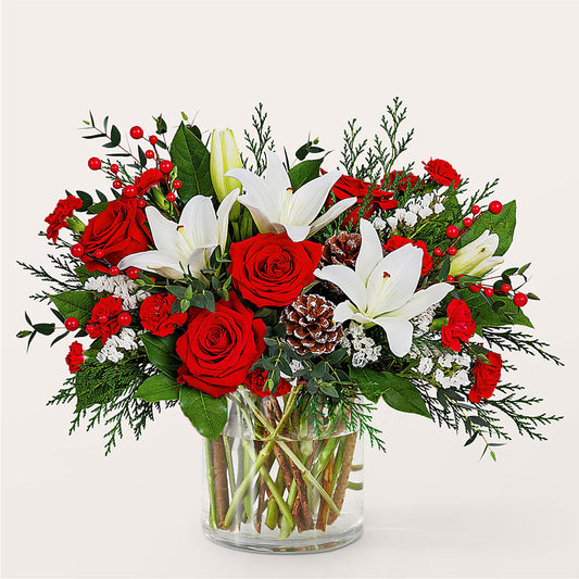 Best in Snow Bouquet –  Floral Villa, Whitewater WI