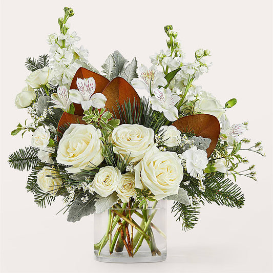 Fresh Snowfall Bouquet –  Floral Villa, Whitewater WI