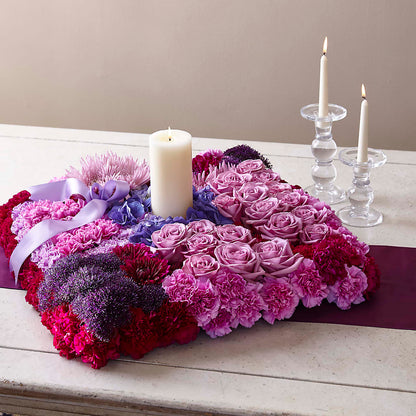Promise of Love Unity Arrangement –  Floral Villa, Whitewater WI