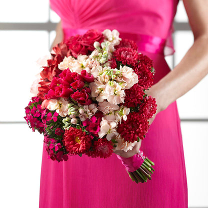 Pink Effervescence Bouquet –  Floral Villa, Whitewater WI