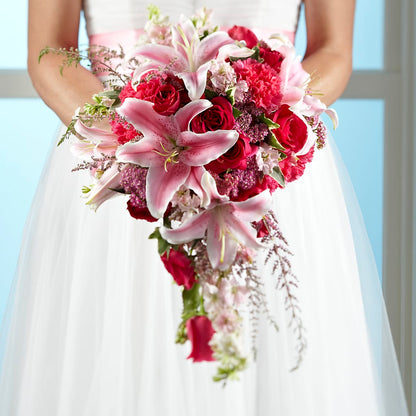 Lily & Rose Bouquet –  Floral Villa, Whitewater WI