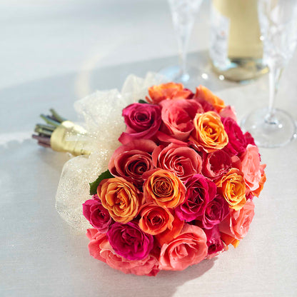 Sweet Roses Bouquet –  Floral Villa, Whitewater WI