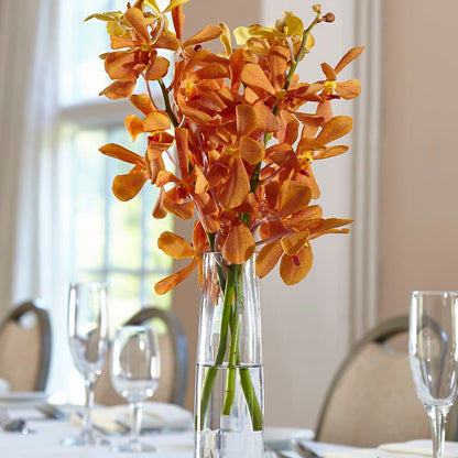 Orange Mokara Bud Vase –  Floral Villa, Whitewater WI