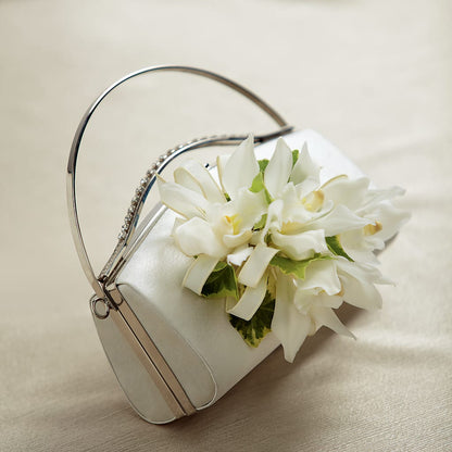 White Purse Decor –  Floral Villa, Whitewater WI